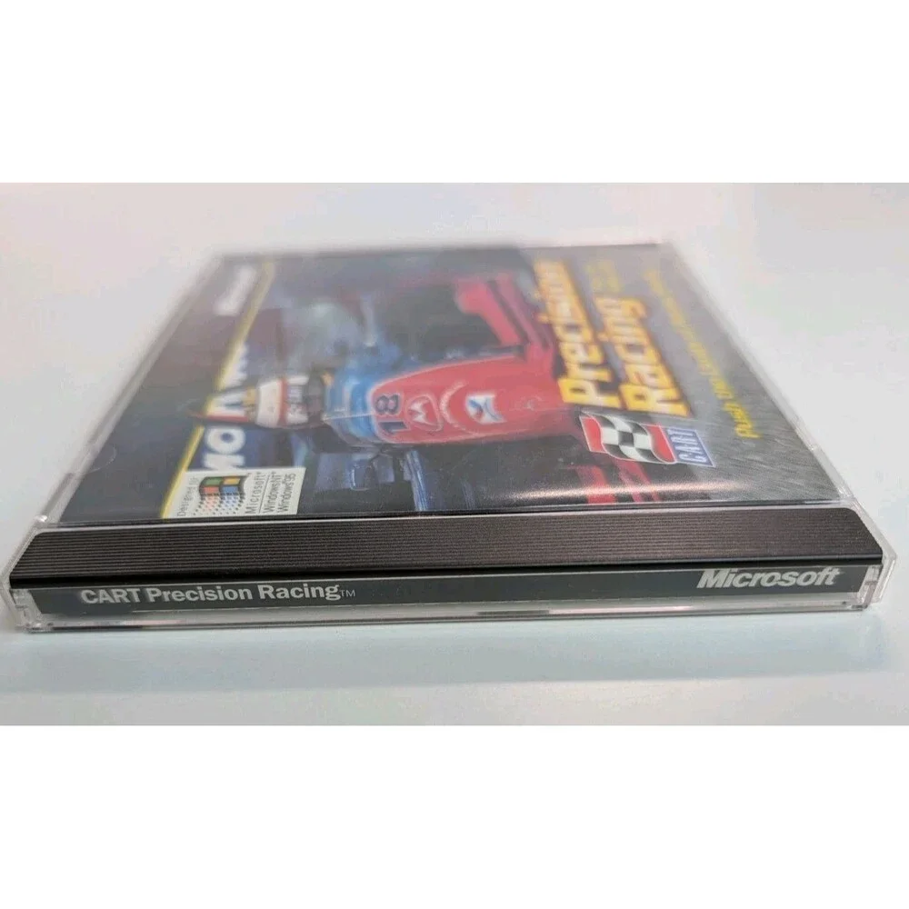 Microsoft Flight Simulator Win95 & CART Precision Racing PC CD Lot w/Keys